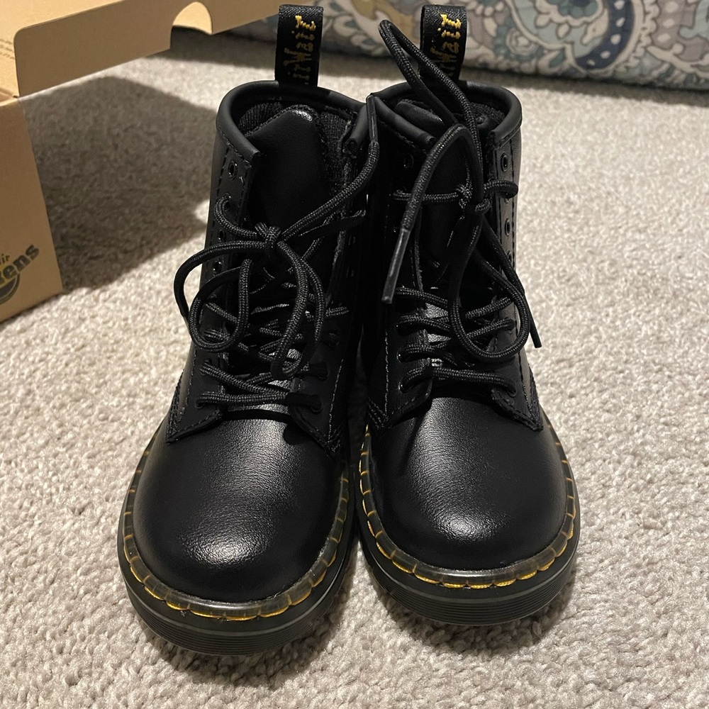 Black Dr. Martens for a Toddler